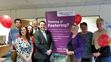 Alberto Costa MP meets Jay Fostering team