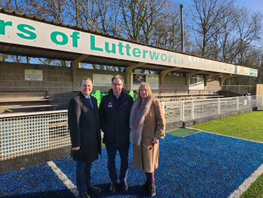 Alberto and Cllr Rosita Page with Mike English