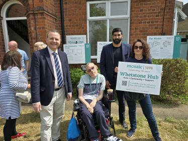 Alberto, together with the charity’s Chairman, Steve Smith did the honours of putting the very first spade in the ground to mark the occasion.