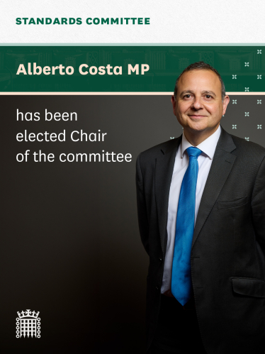 Alberto is elected chair of Standards Committee